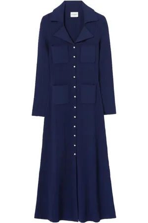 Claudie Pierlot Geripptes Maxikleid
