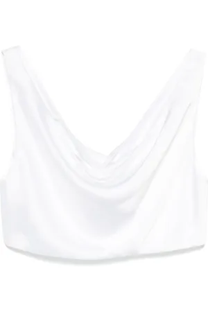 Norma Kamali Maria Cropped-Top
