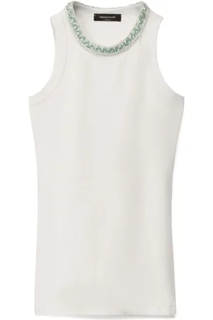Fabiana Filippi Tanktop mit besticktem Kragen