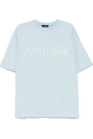 We11 Done T-Shirt mit Glitter-Logo