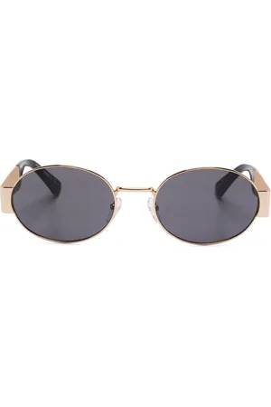 Moschino Sonnenbrille mit ovalem Gestell