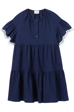 Claudie Pierlot Minikleid mit Kontrastbesatz