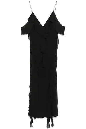 Dorothee Schumacher Gerüschtes Georgette-Midikleid