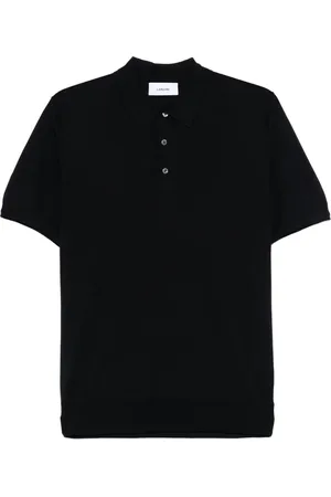 LARDINI Fein gestricktes Poloshirt