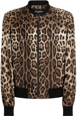 Dolce & Gabbana Bomberjacke mit Leoparden-Print