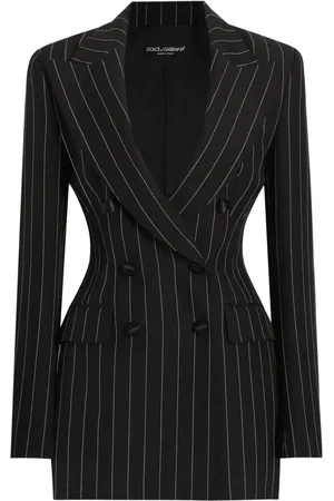 Dolce & Gabbana Doppelreihiger Blazer mit Streifen