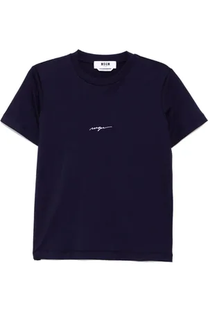 Msgm T-Shirt mit Logo-Stickerei