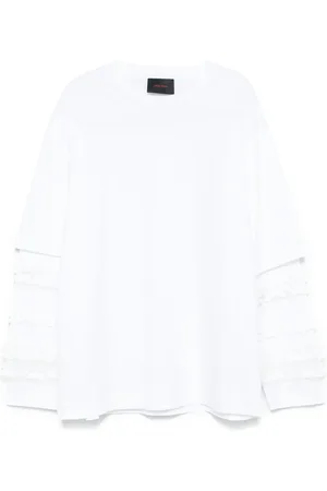 Simone Rocha Gerüschtes Langarmshirt