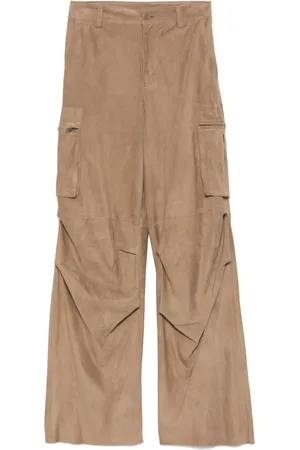 SALVATORE SANTORO Cargohose aus Wildleder