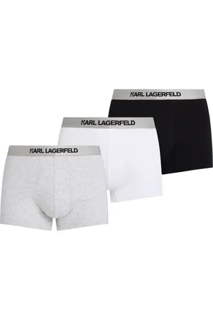 Karl Lagerfeld Boxershorts mit Metallic-Bund (3er-Set)