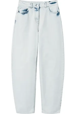 Twin-Set Halbhohe Barrel-Jeans