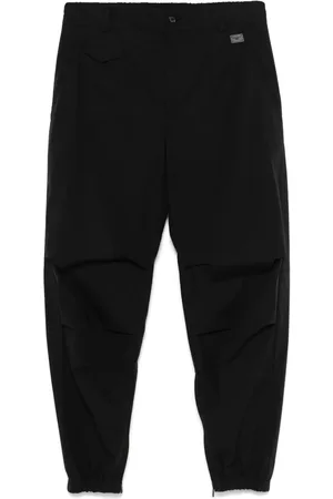Dolce & Gabbana Tapered-Hose mit Logo-Schild