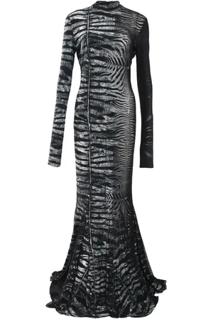 Roberto Cavalli Kleid mit Zebra-Print