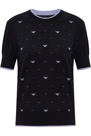 Emporio Armani Oberteil mit Adlerstickerei