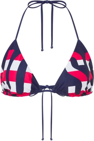 Moschino Bikinioberteil mit Logo-Print