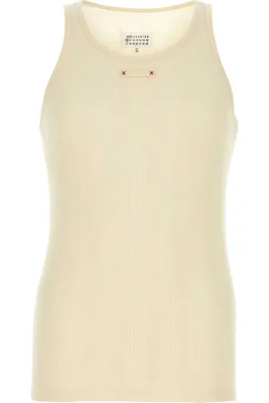Maison Margiela Trägershirt mit Logo-Applikation