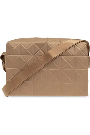 Issey Miyake Schultertasche mit geometrischen Einsätzen