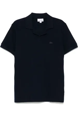 Lacoste Paris Poloshirt mit offenem Kragen