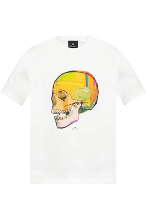 Paul Smith T-Shirt mit Totenkopf-Print