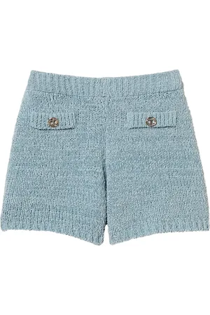 Twin-Set Oval T Shorts mit Knopfdetail