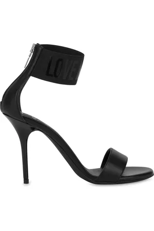 Moschino Sandalen mit Jacquard-Logo