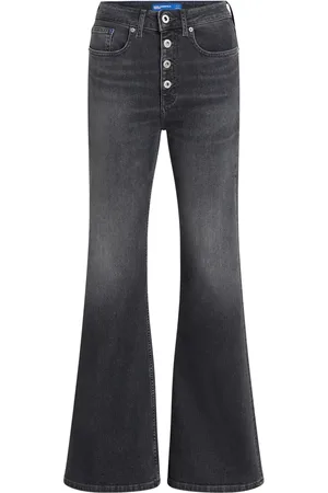 Karl Lagerfeld Schlagjeans mit hohem Bund