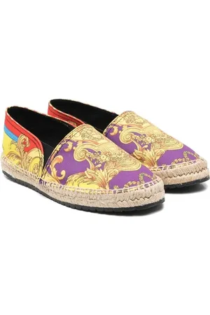 VERSACE TEEN Barocco Goddess Espadrilles
