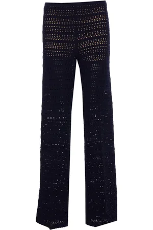 Twin-Set Hose mit Lochstrickmuster
