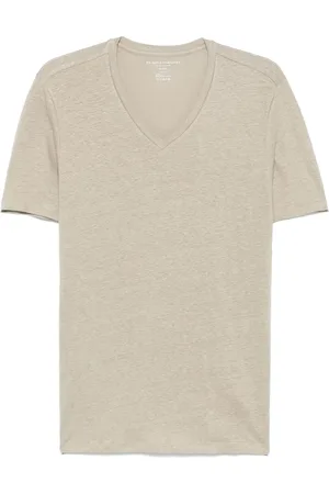 Majestic T-Shirt mit V-Ausschnitt