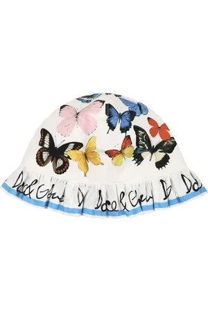 Dolce & Gabbana Sonnenhut mit Schmetterlingen