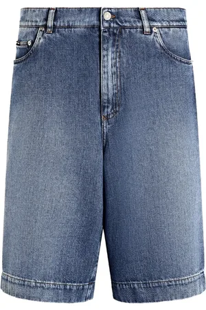 Dolce & Gabbana Jeans-Shorts mit Logo-Stickerei