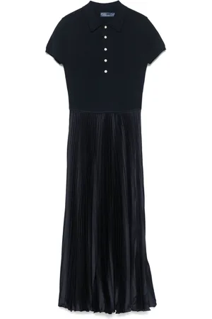 Ralph Lauren Poloshirtkleid mit Falten