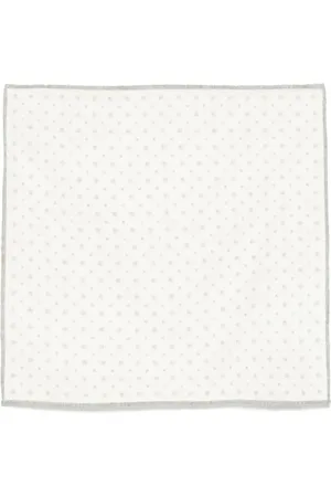 ELEVENTY Einstecktuch mit Blumen-Print
