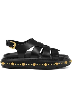 VERSACE Sandalen mit Nieten