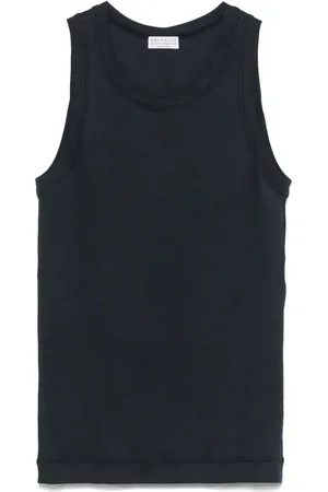 Brunello Cucinelli Fein geripptes Tanktop