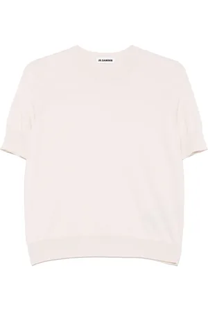 Jil Sander Fein gestricktes T-Shirt