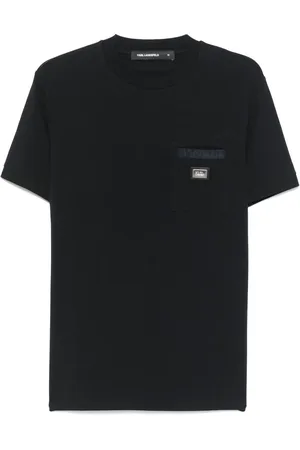 Karl Lagerfeld T-Shirt mit Logo-Schild