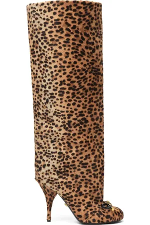 VERSACE Kniehohe Opera Bow Stiefel 105mm