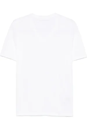 Majestic T-Shirt mit V-Ausschnitt