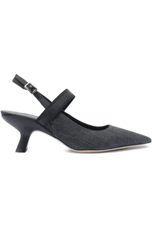 vic matiè Slingback-Pumps aus Twill