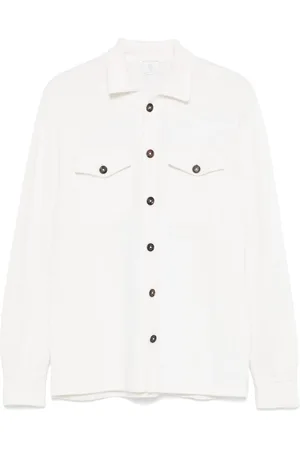 ELEVENTY Hemdjacke aus Kaschmir
