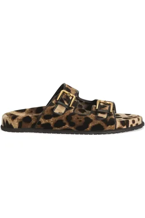 Dolce & Gabbana Sandalen mit Leoparden-Print