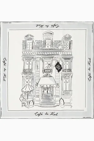 Karl Lagerfeld X Jorge Paris Schal mit Print