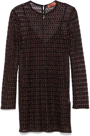 Missoni Minikleid mit Lochmuster