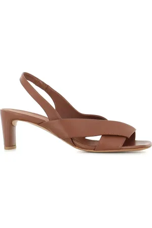 ROBERTO DEL CARLO Sandalen aus Leder 55mm