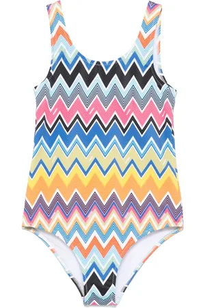 Missoni Badeanzug mit Zickzack-Print