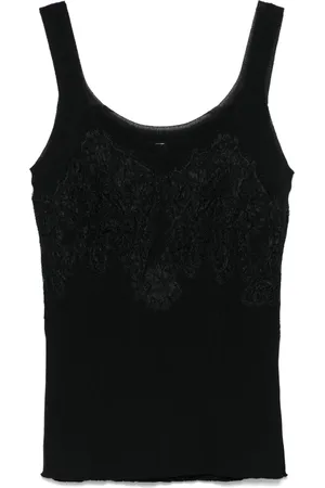 ERMANNO SCERVINO Top mit Spitzendetail