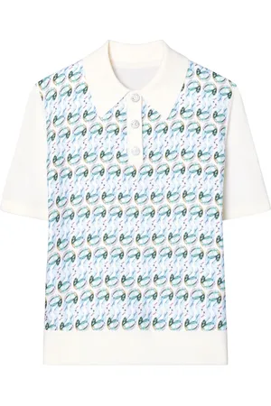 Tory Burch Poloshirt mit T Monogram