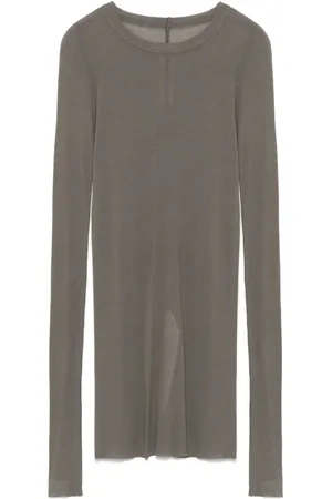 Rick Owens Geripptes T-Shirt