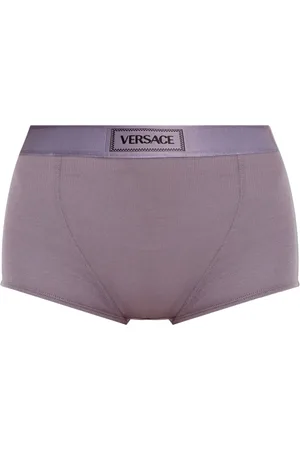 VERSACE Slip mit Logo-Bund